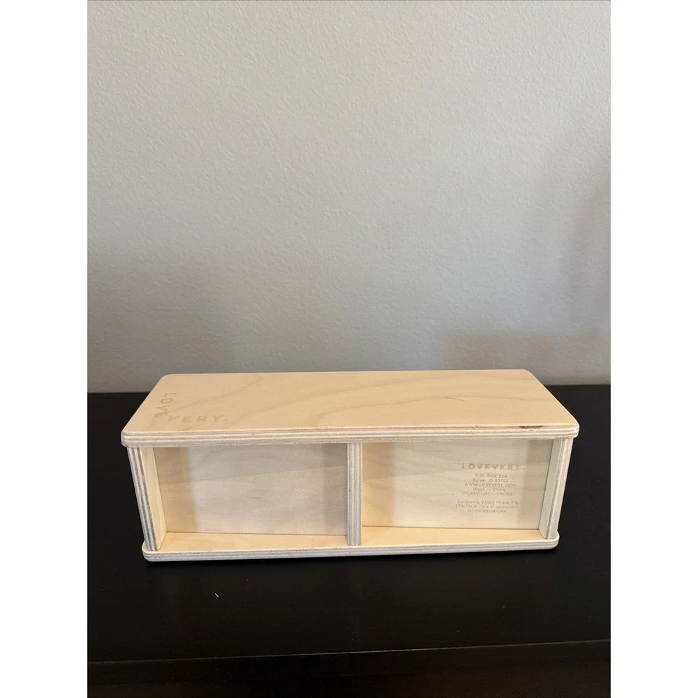 Lovevery wooden sliding top box‎ (w 1 Ball) thinker play kit montessori
